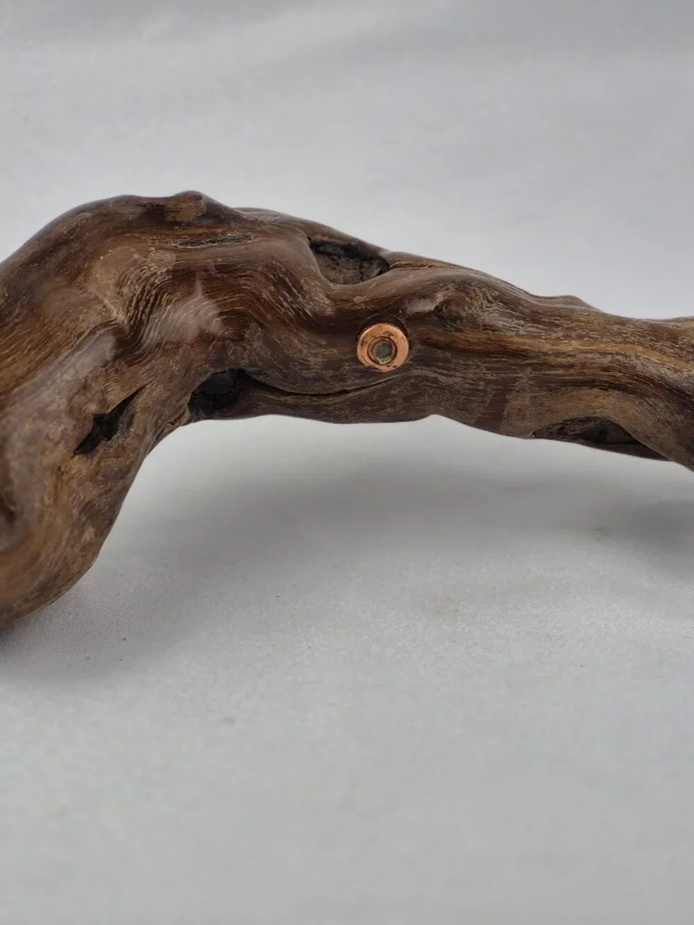 Vintage Grape Vine Burlwood Corkscrew Bottle Opener